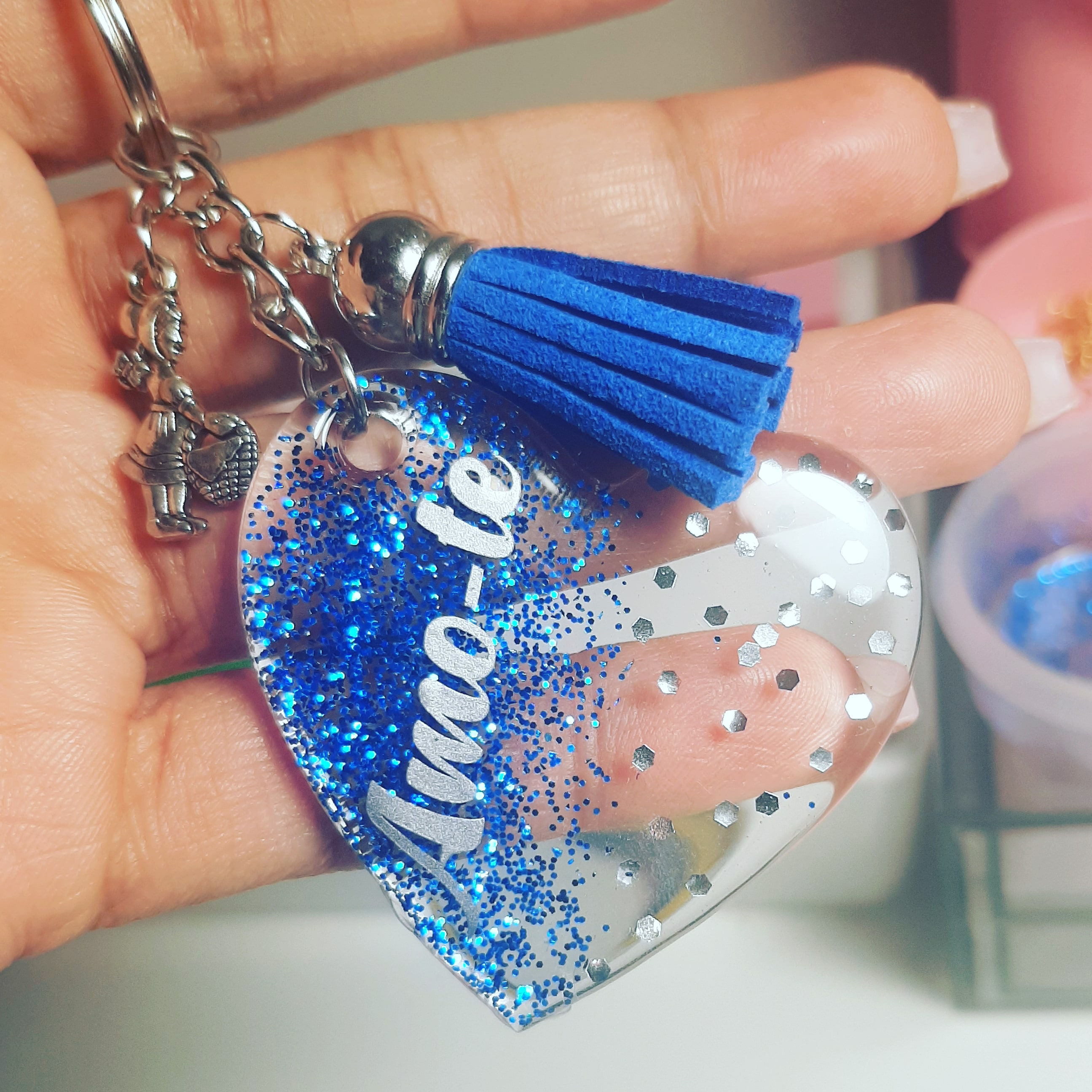 Chaveiro personalizado - Modelo amor