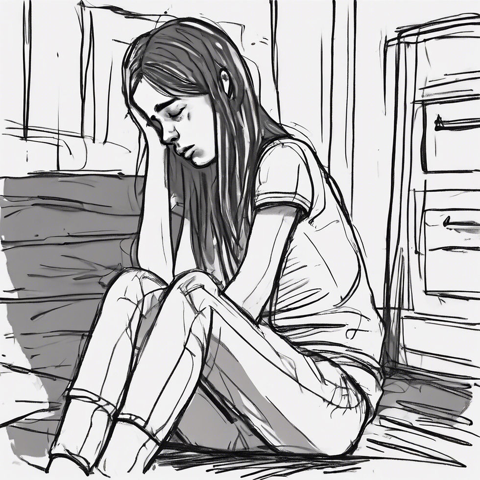 teens with depression