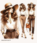 Coffee Bean fonctionne très bien dans une tenue composée d’un pantalon fluide brun chocolat associé à une chemise blanche ou à un top clair, une ceinture brun chocolat, des sandales en cuir brun. Un sac couleur Muskmelon ancre et finalise cette tenue avec élégance