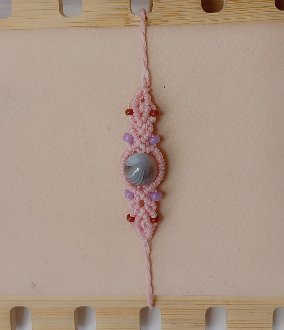Miniature : Bracelets minimaliste Asenath Agate de botswana