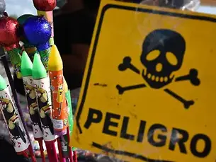 Prohíben venta y uso de pirotecnia; hoteles con permisos mantendrán sus eventos