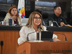 Diputada Lupita Saldaña solicita apoyo de Pemex y gobierno para reparar avenidas