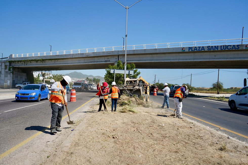 Empresas locales se suman al mantenimiento del corredor San José–Cabo San Lucas