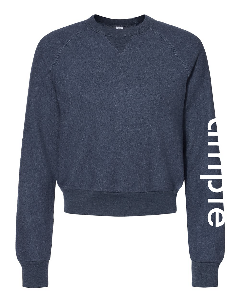 Thumbnail: Women's Eco-Teddy Baby Champ Crewneck Sweatshirt