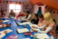 Classroom 2 students at Weybridge International School of English 2019