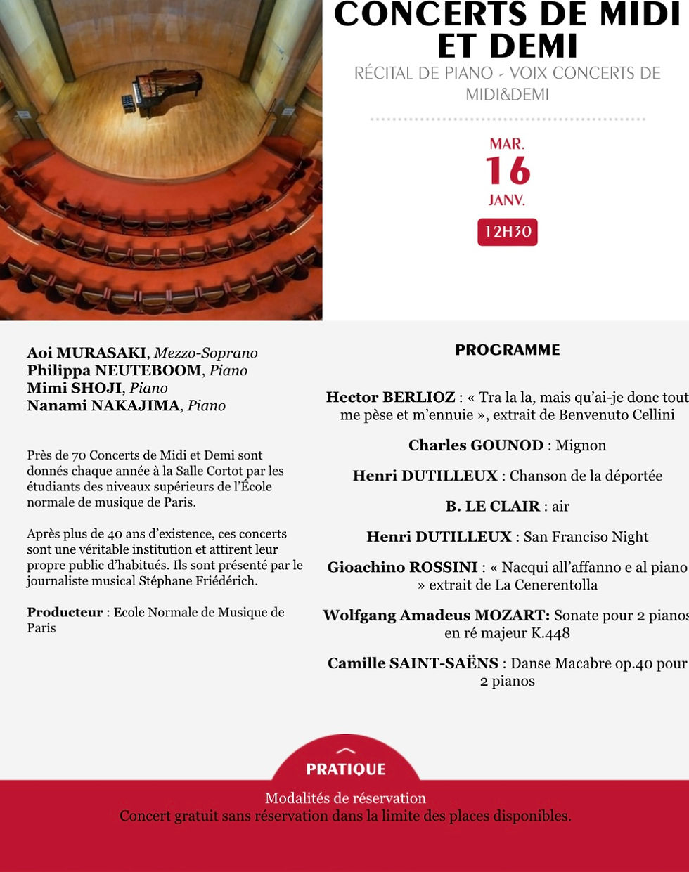Concert de midi et demi 