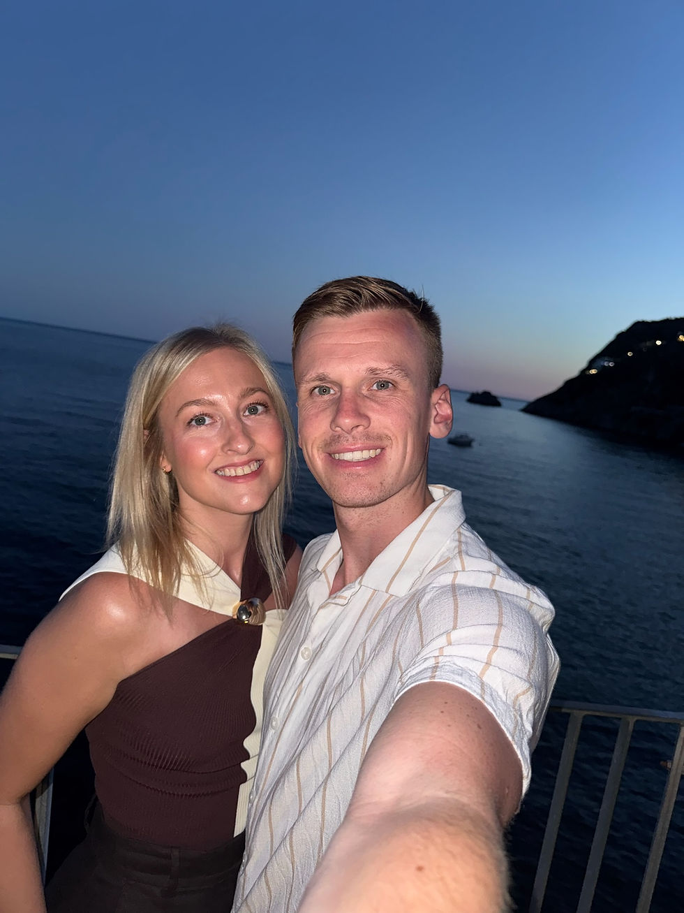 Photo of me and my girlfriend in italy