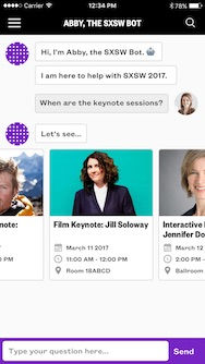 Abby, the SXSW Bot