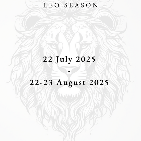 Welcome to Leo season!