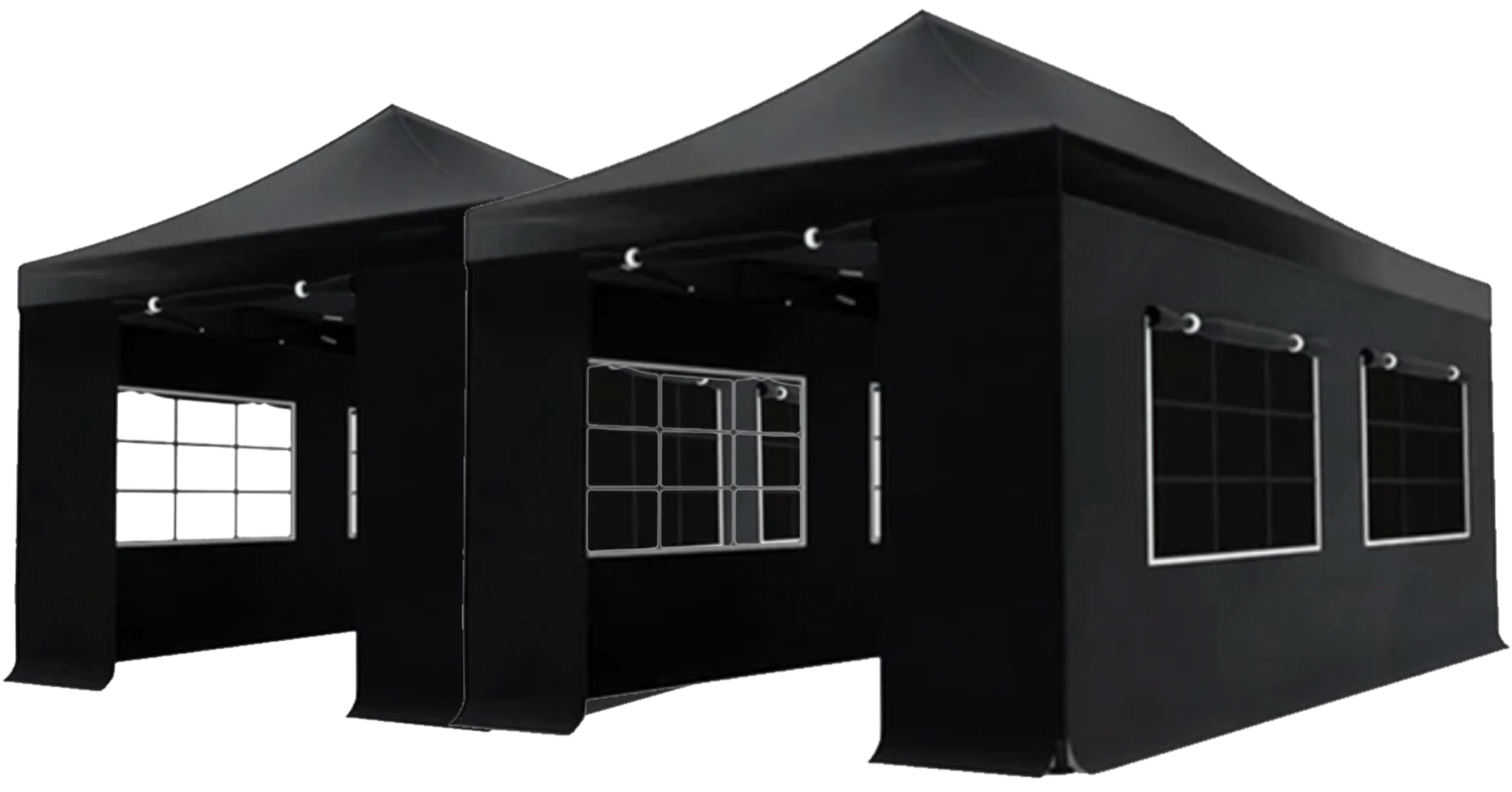 Tent 6x3 + Zijwanden (dubbele lunchtent)