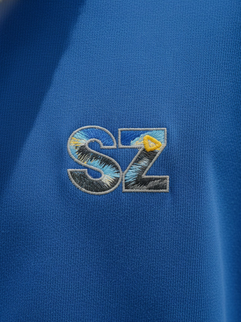 Thumbnail: BLUE Y2K FUTURISM TEE
