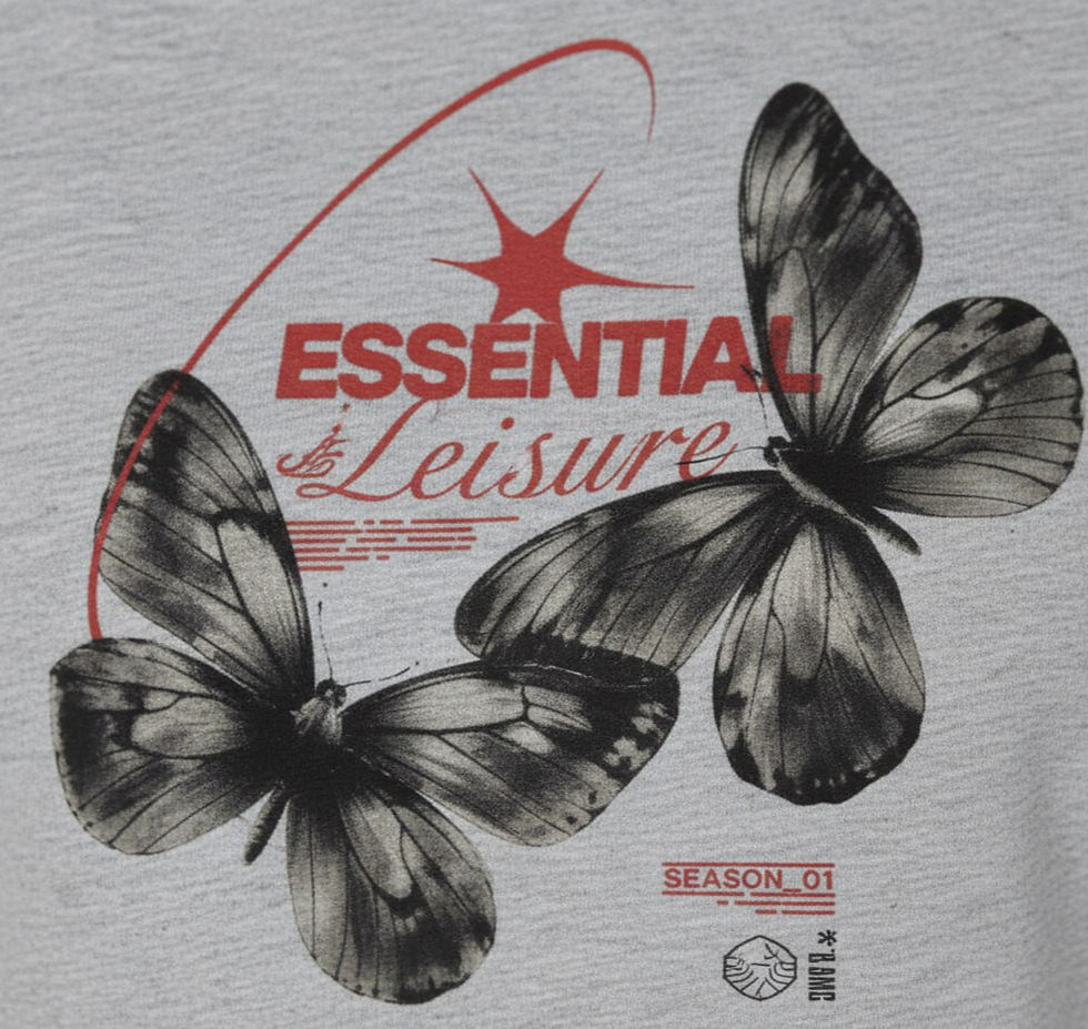 Thumbnail: Butterfly Essential Crop Tee.