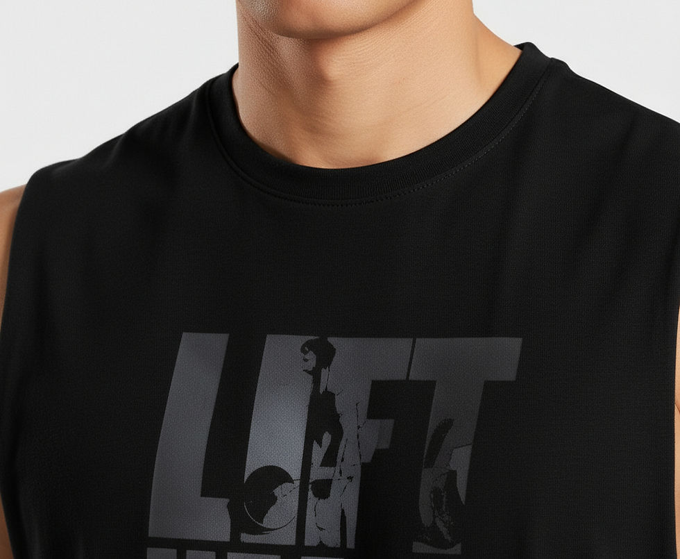 Thumbnail: Black Gym Sleeveless Tee