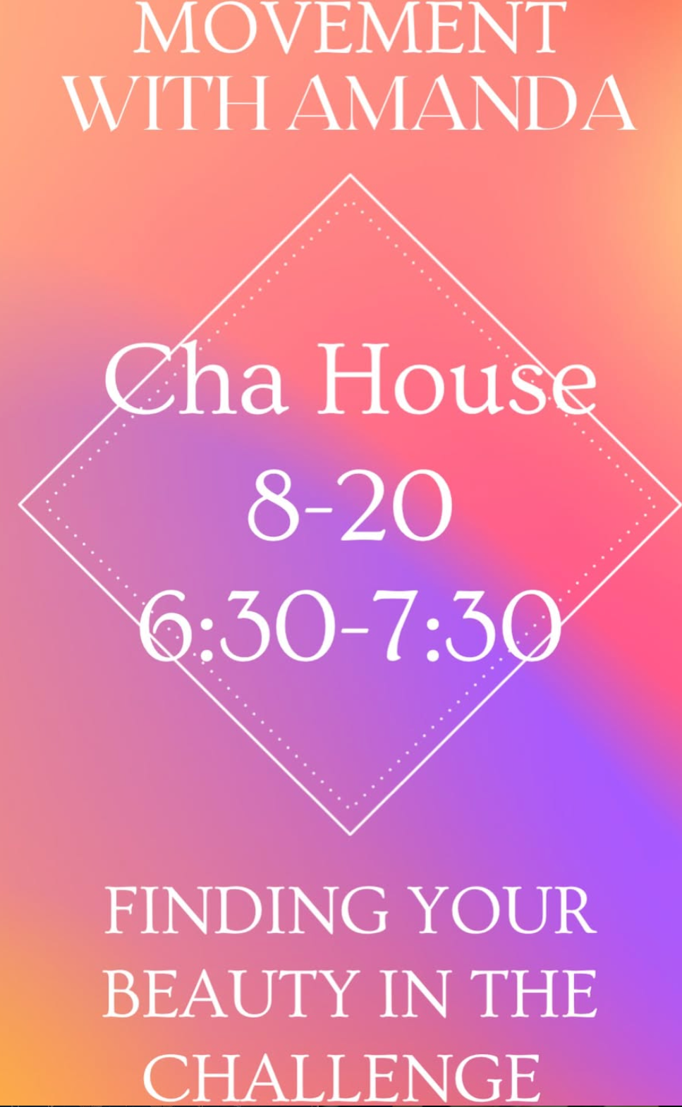 Cha House Dance Thursdays - Movement with Amanda Perry