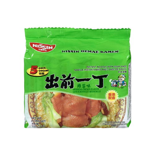 Nissin Intant Noodle Artificial Chicken Flavour 500g *5pk