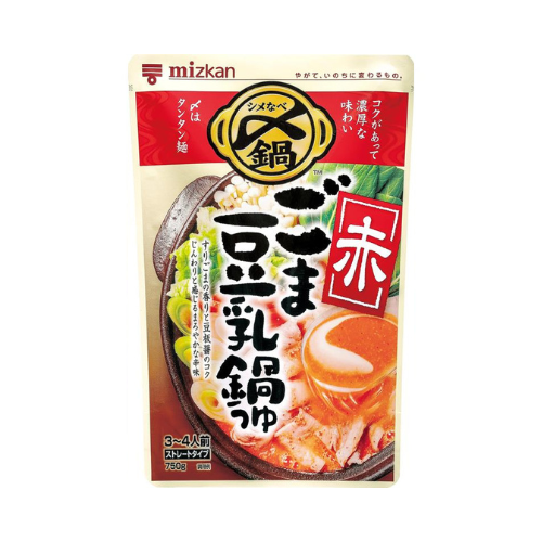 Mizkan Spicy Sesame Soy Milk Hot Pot Soup Base 750ml