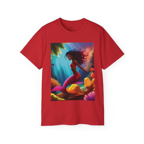 Unisex Ultra Cotton Tee | Black Phoenix Mermaids