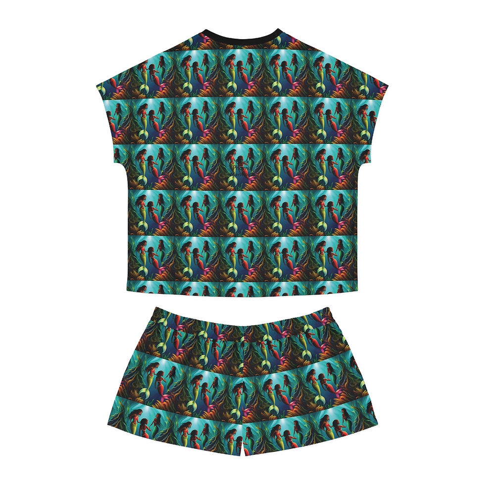 Thumbnail: Women's Short Pajama Set (AOP)