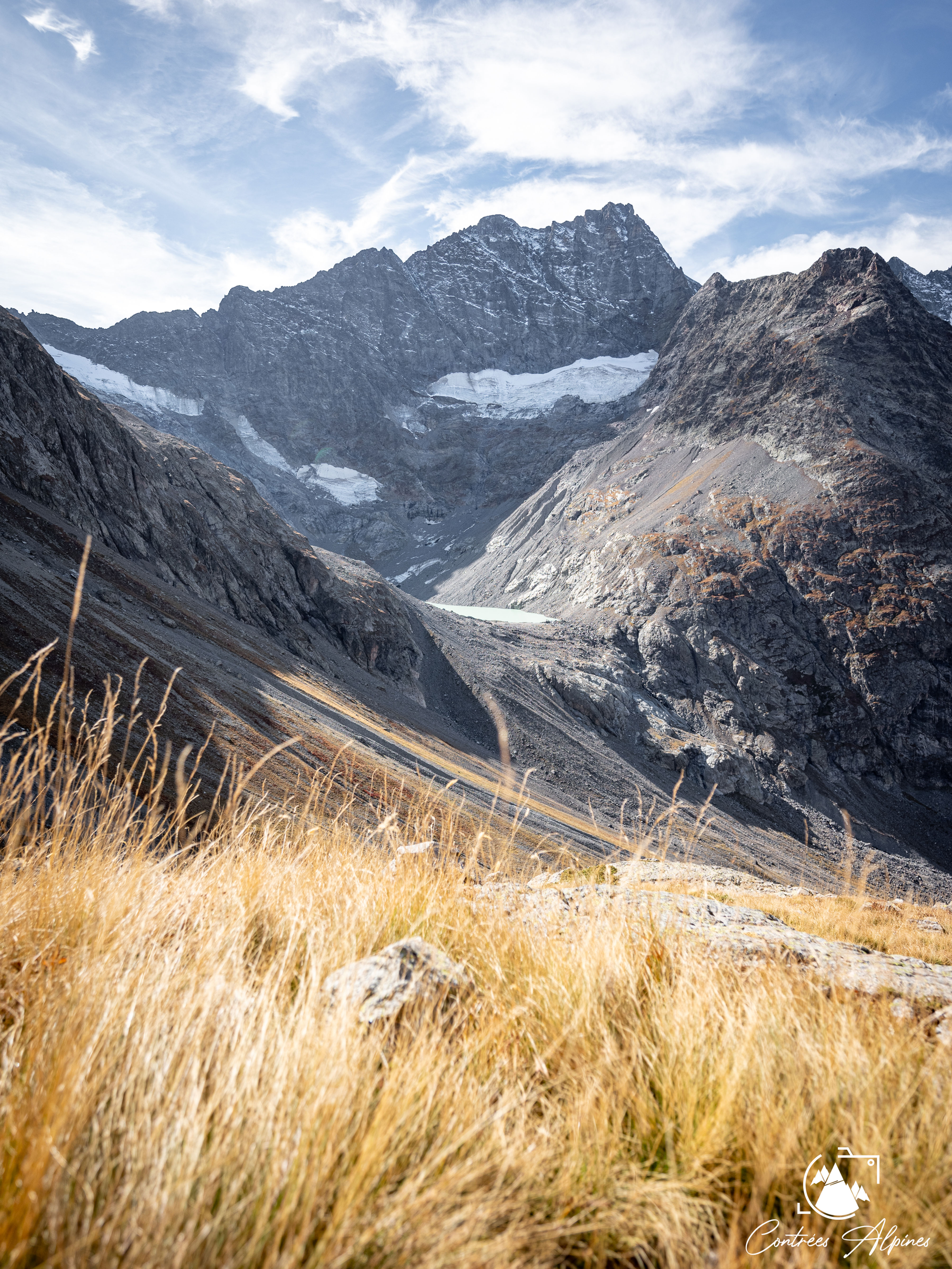 Le lac de la Muande et la Cime du Vallon