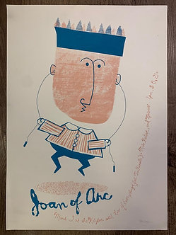 Poster Joan of Arc (serigrafia)