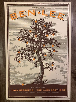 Poster Ben Lee (serigrafia)