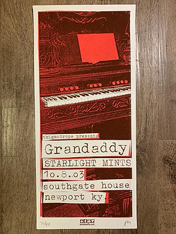 Poster Grandaddy (serigrafia)