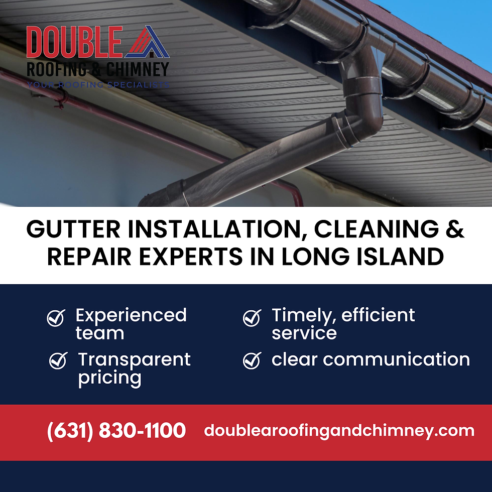 Professional Gutter Installation, Cleaning, and Repair Services in Long Island