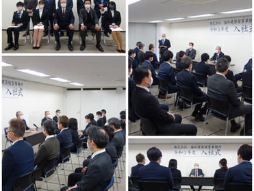令和3年度 入社式