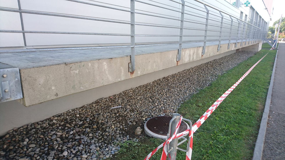 Graffitientfernung und Hochdruckreinigung