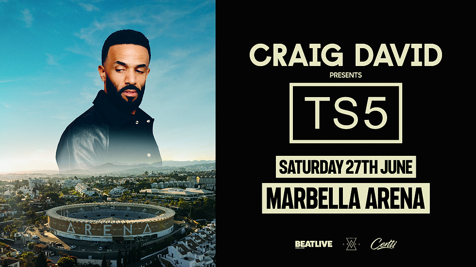 Craig David TS5 announcement picture