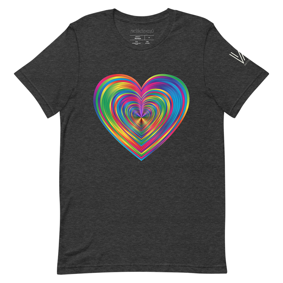 Thumbnail: Trippy Heart Unisex T-Shirt
