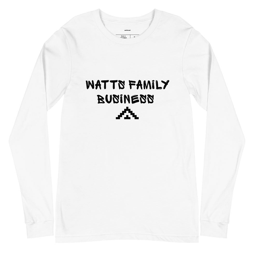 Watts Family Business Long Sleeve Tee