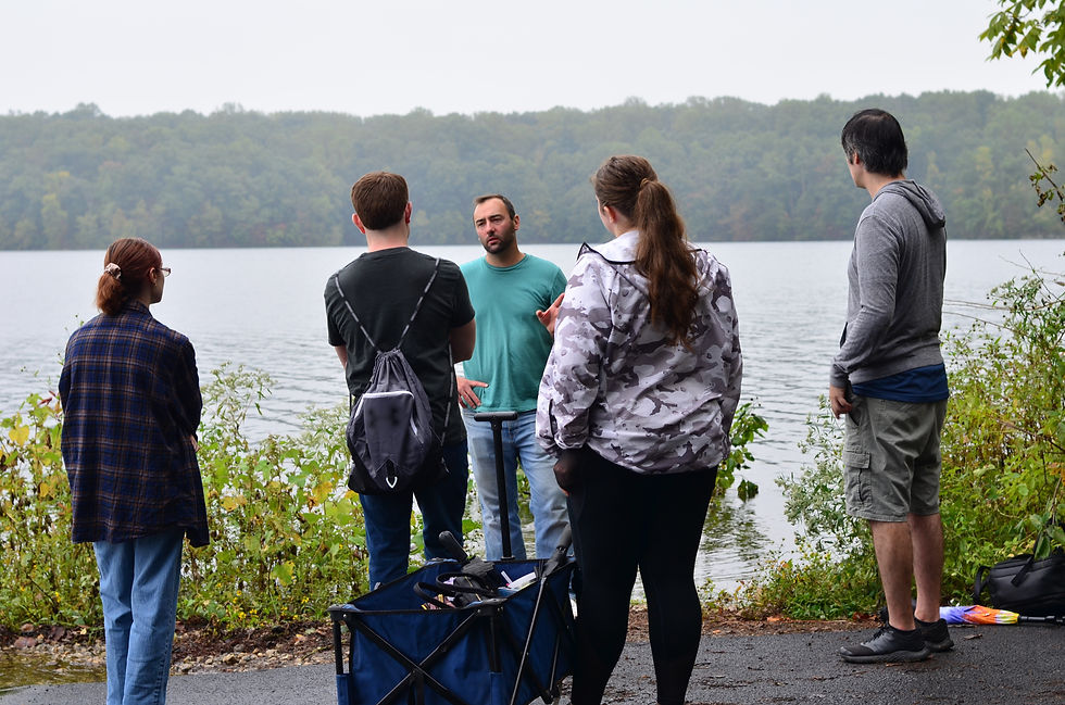 Barry Worthington Directing Team on "Cape Wonder", Photo Credit Marcella Lasslett. From left to right, Adrianna Salkin, Colby Moore, Barry Worthington, Cailin Wade, and Matt Zamora.