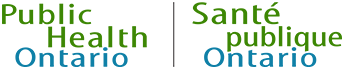 Public Health Ontario logo in English and French