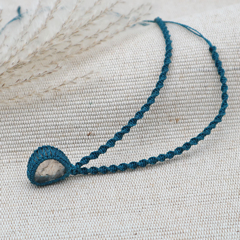 Miniaturbild: Kette mit Bergkristall // perlenzian