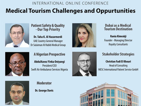 Christian El-Khouri at the Medical Tourism - Challenges and Opportunities Online Conference