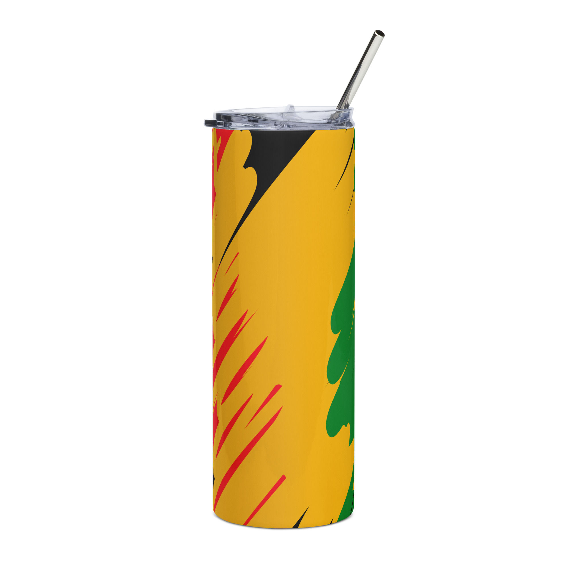 REGGAE RED GOLD & GREEN - Stainless steel tumbler