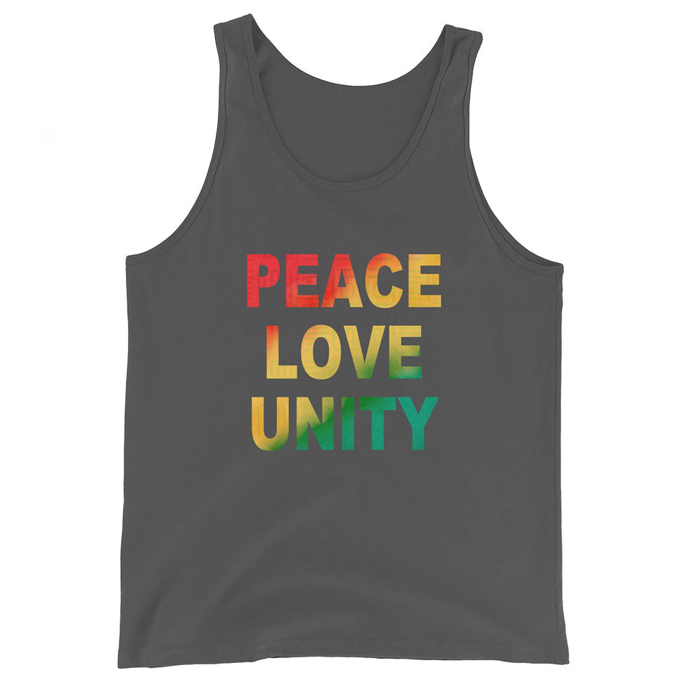 Miniature : PEACE LOVE & UNITY (multi colors) - Tank Top