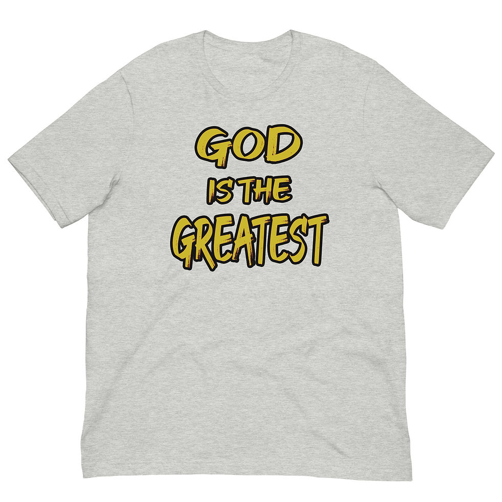 Miniature : GOD IS THE GREATEST - t-shirt (multi colors) FREEDOM STREET