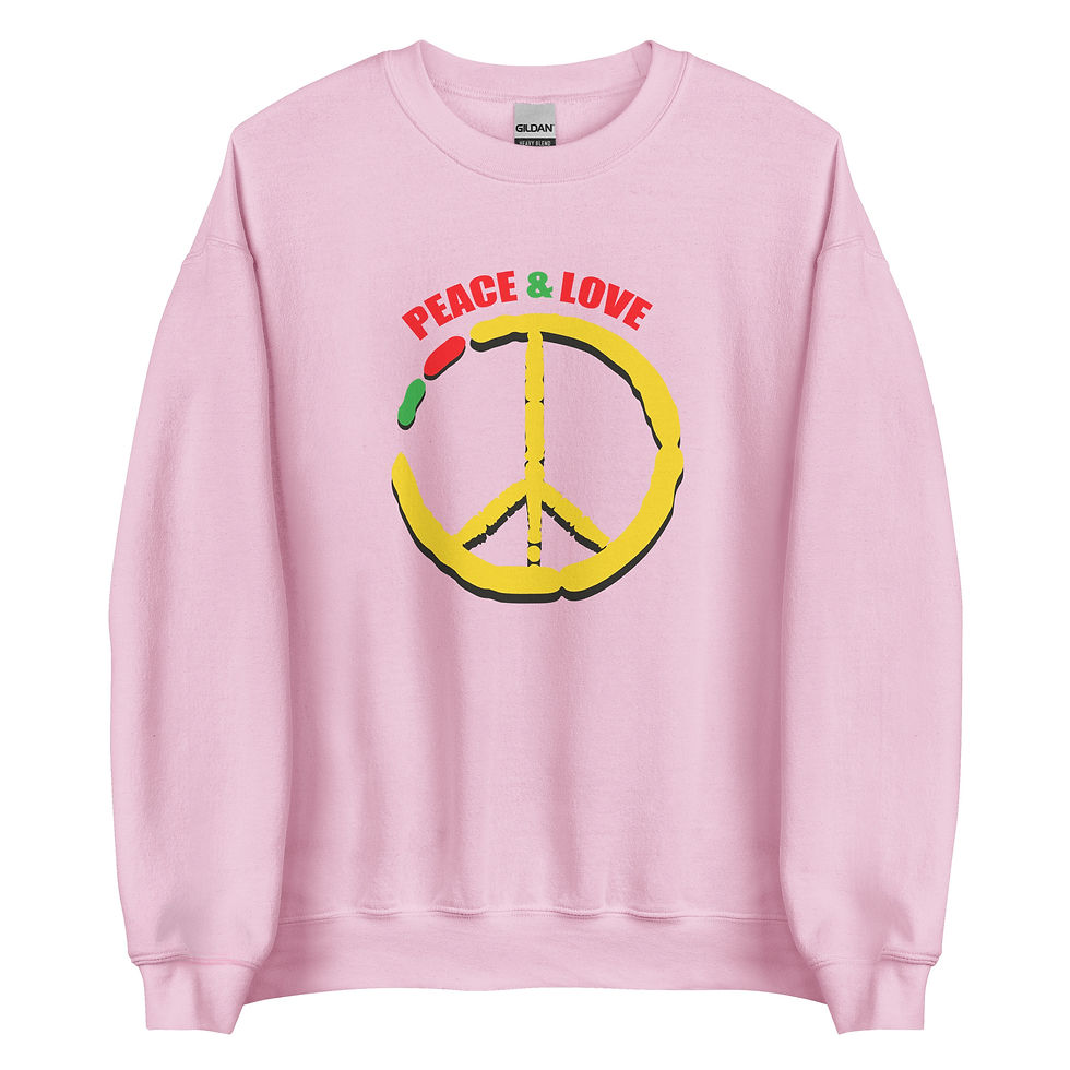 Miniature : PEACE & LOVE (multi colors) - Sweatshirt