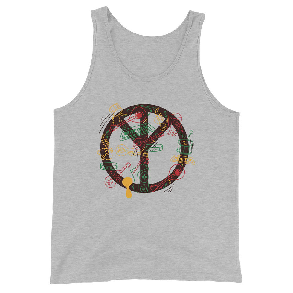Miniature : REGGAE MUSIC PEACE (multi colors) - Tank Top