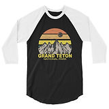 Grand Teton National Park - 3_4 sleeve raglan shirt (multi colors).jpeg