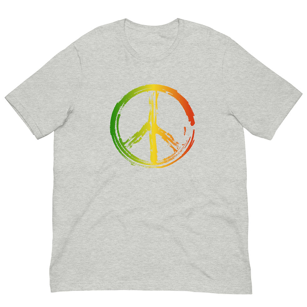 PEACE (multi colors) - t-shirt