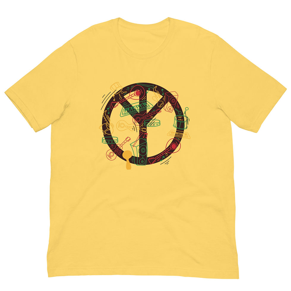 Thumbnail: REGGAE MUSIC PEACE (multi colors) - t-shirt