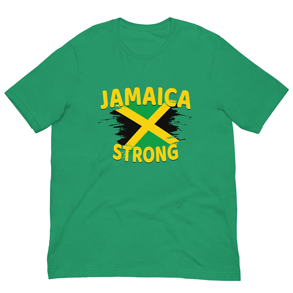 Thumbnail: JAMAICA STRONG - t-shirt (FUNDRAISER) (multi colors) #jamaicastrong