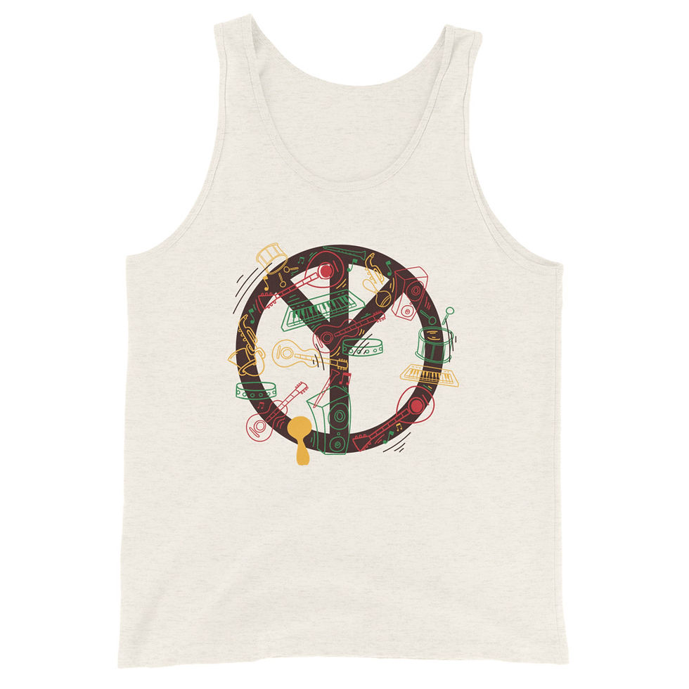 Miniature : REGGAE MUSIC PEACE (multi colors) - Tank Top