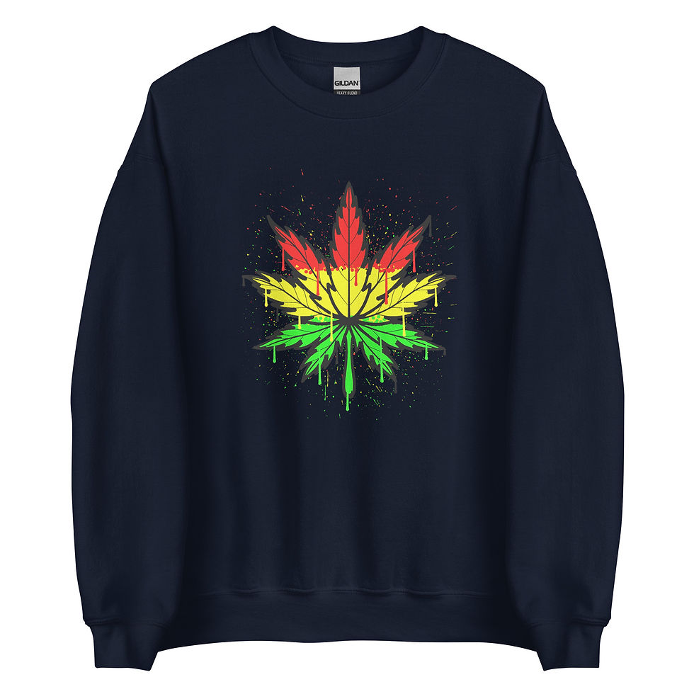 Miniature : REGGAE CANNABIS (multi colors) - Sweatshirt