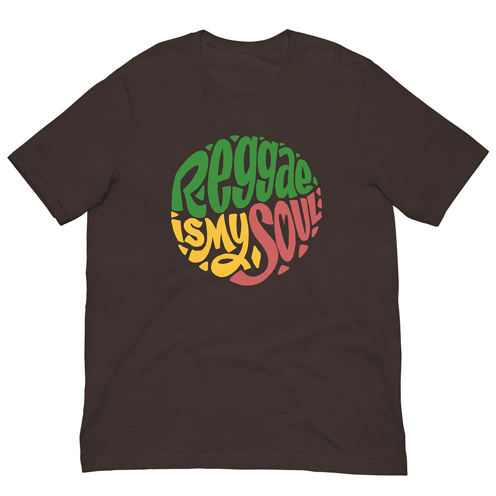 Thumbnail: REGGAE IS MY SOUL (multi colors) - t-shirt