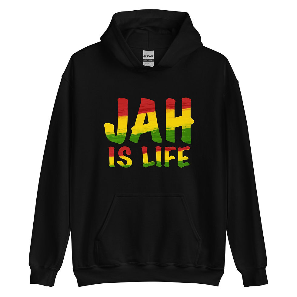 JAH IS LIFE (multi colors) - Hoodie