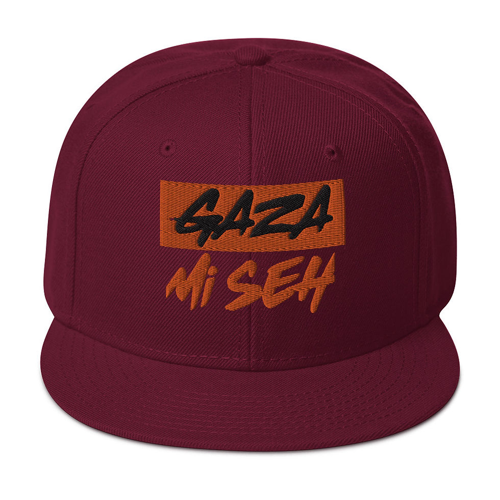 Miniature : GAZA MI SEH - Snapback Hat (multi colors) FREEDOM STREET